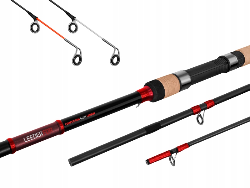 Prut Delphin Leeder Feeder 2 špičky 330 cm/100 g/3 složení