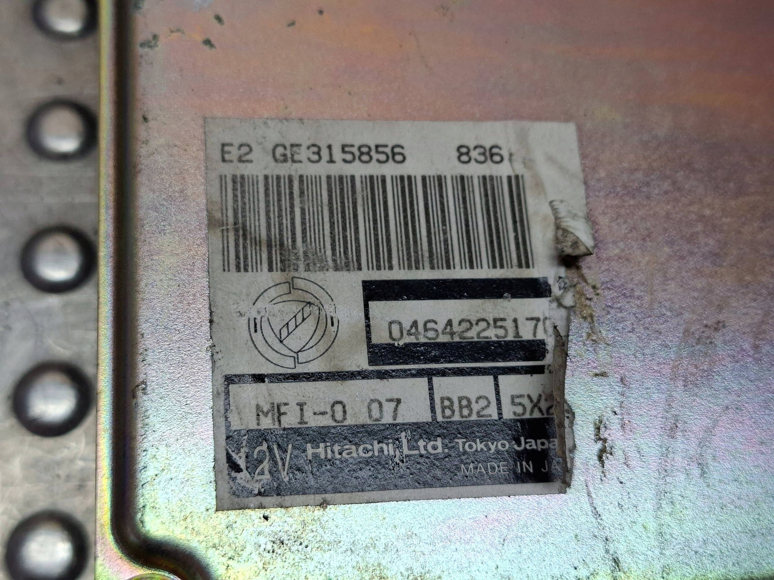computer control unit of the engine LANCIA DELTA BRAVO 07- 0464225170