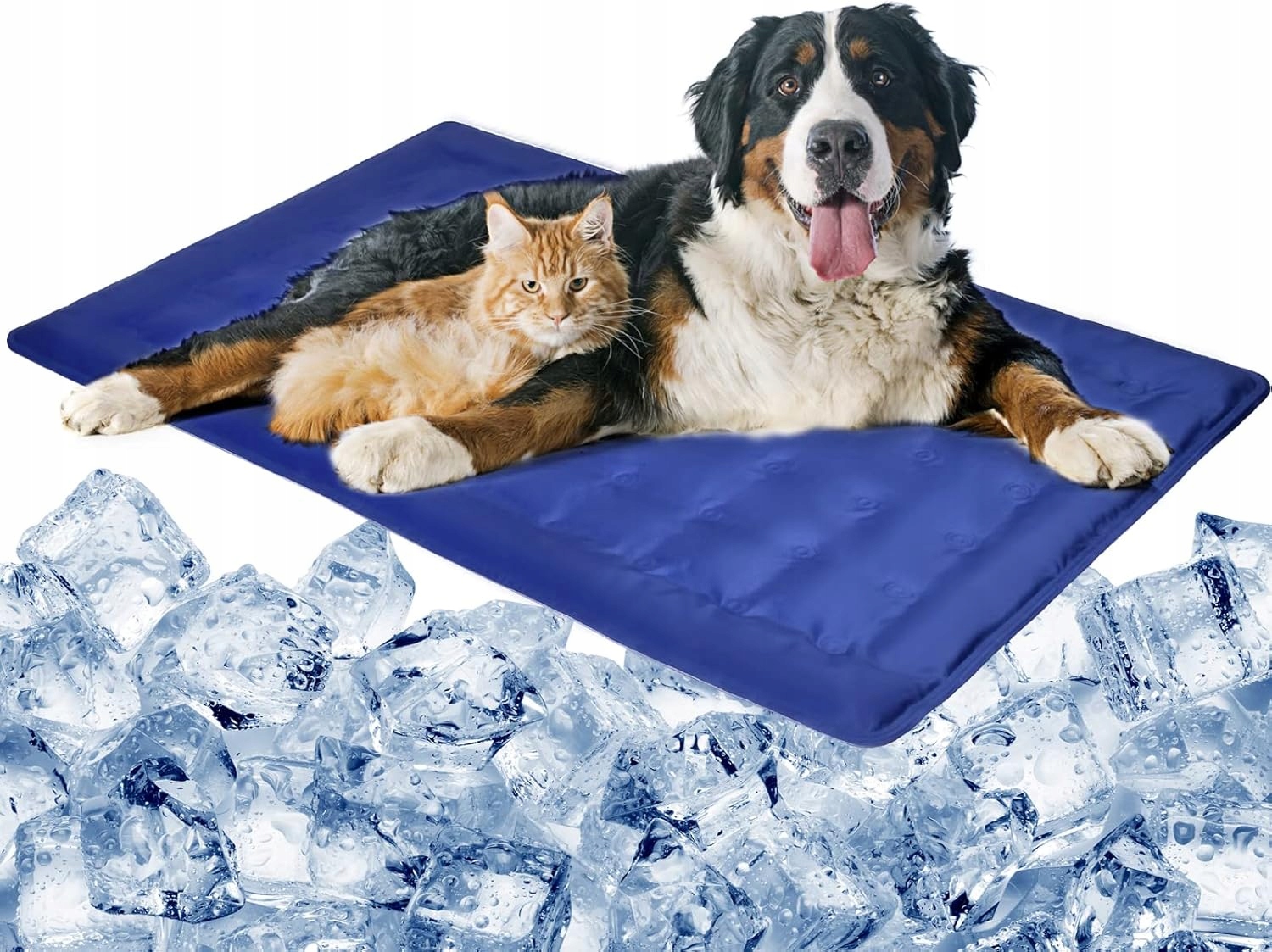 Levně Vamcheer Chladící podložka pro psa a kočku XL 70×120 cm gelová