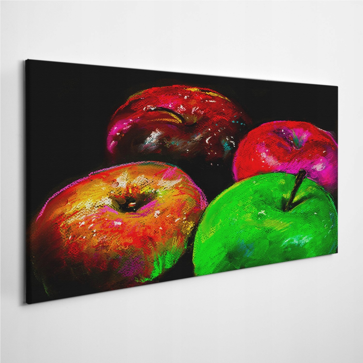 

Fotoobraz z zdjęciem Jabłka Owoce Sztuka 100x50 cm