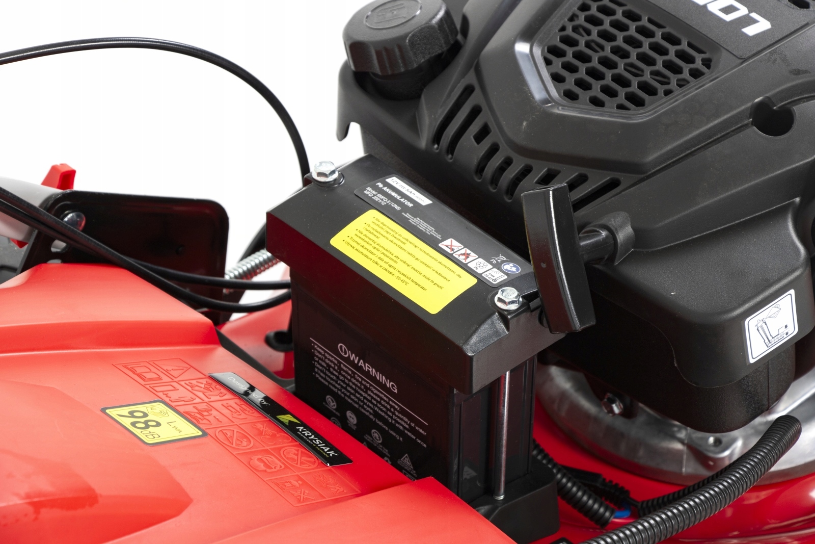 KOSIARKA SPALINOWA Z NAPĘDEM 51cm REGULACJA PRĘDKOŚCI ROZRUSZNIK LONCIN 6KM Pojemność kosza 62 l