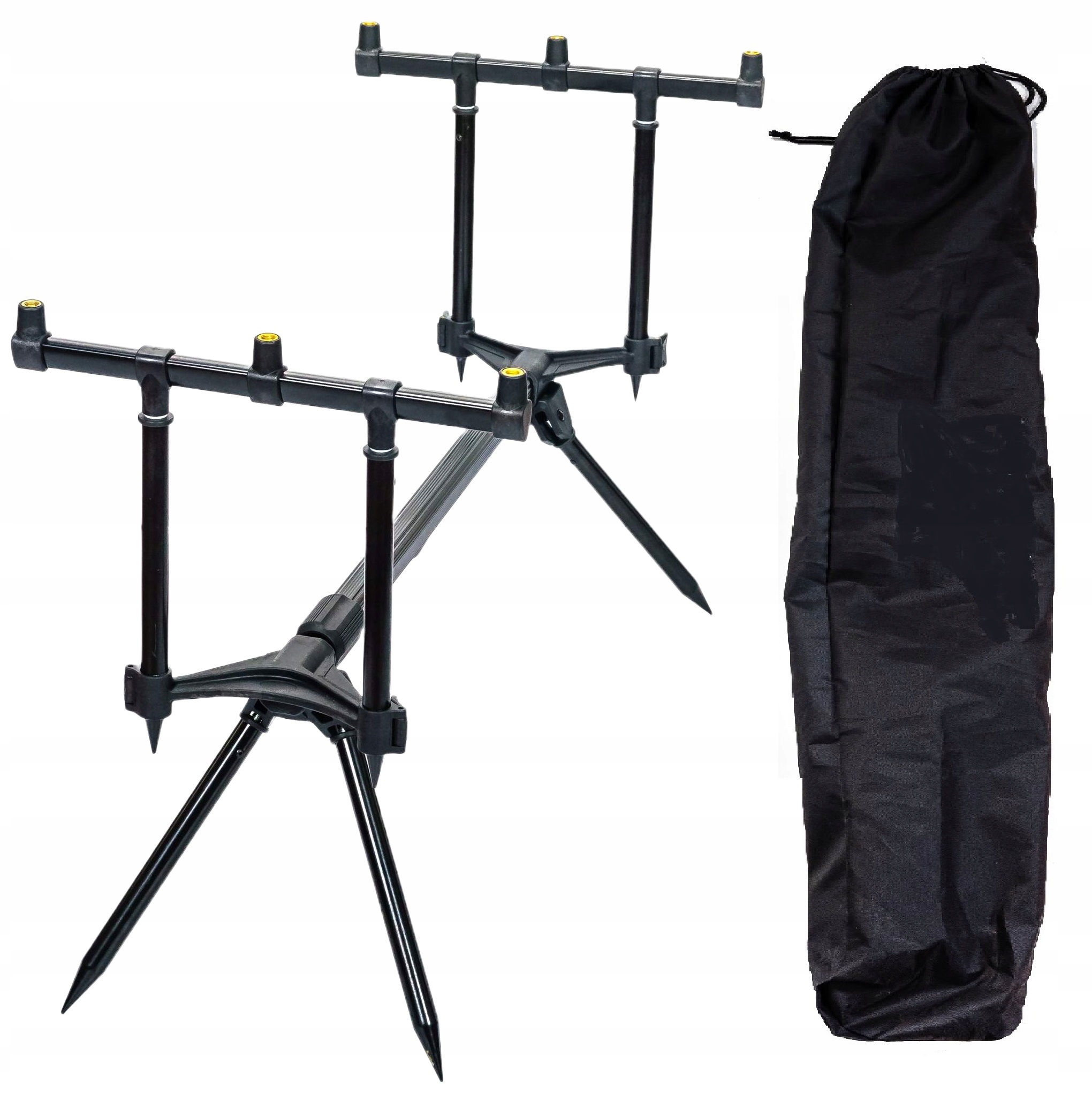 Stanowisko Karpiowe Rod Pod Stojak 3 Wędka Stojak Karpiowy na 4 nogach