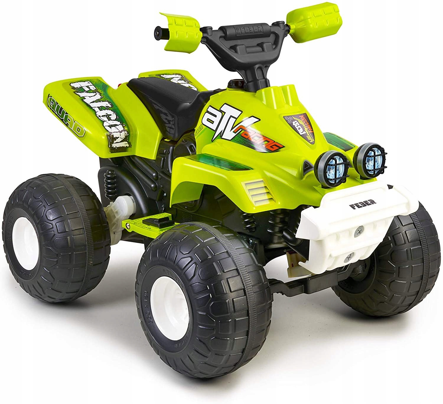 QUAD NA AKUMULATOR 6V ELEKTRYCZNY DUŻY ATV DLA DZIECI FEBER FALCON ZIELONY Kod producenta 8411845016132