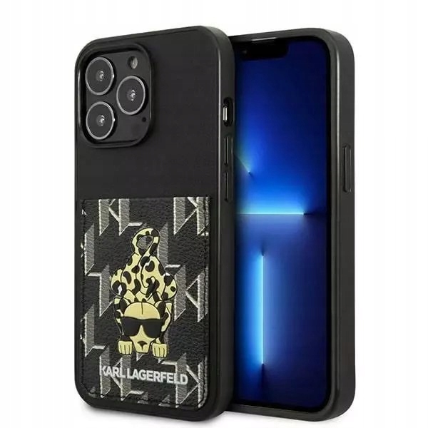 Zadní Kryt Karl Lagerfeld pro Apple, iPhone 13 Pro, černý