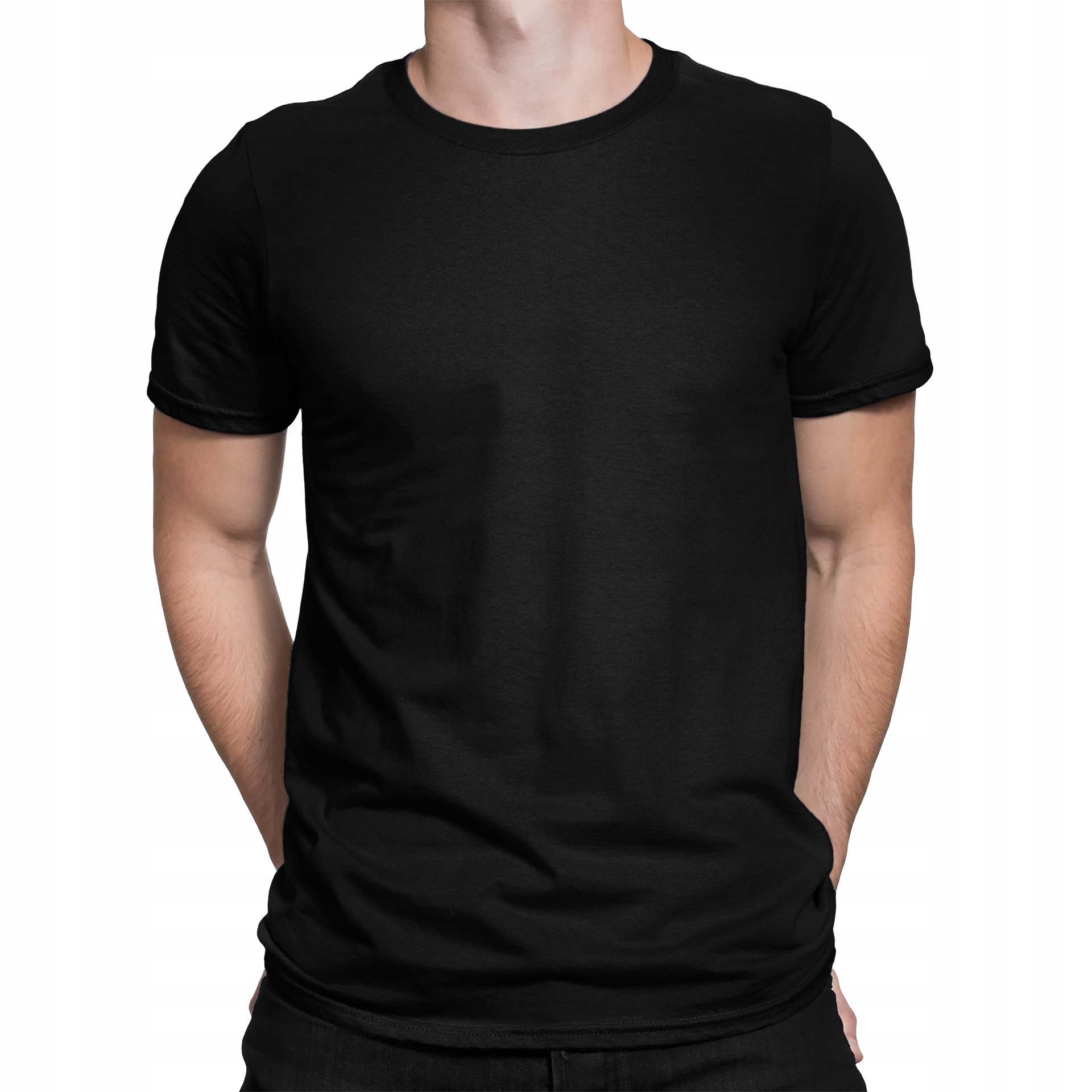 

Koszulka Tshirt 100% Bawełna Cotton Jakość Czarna