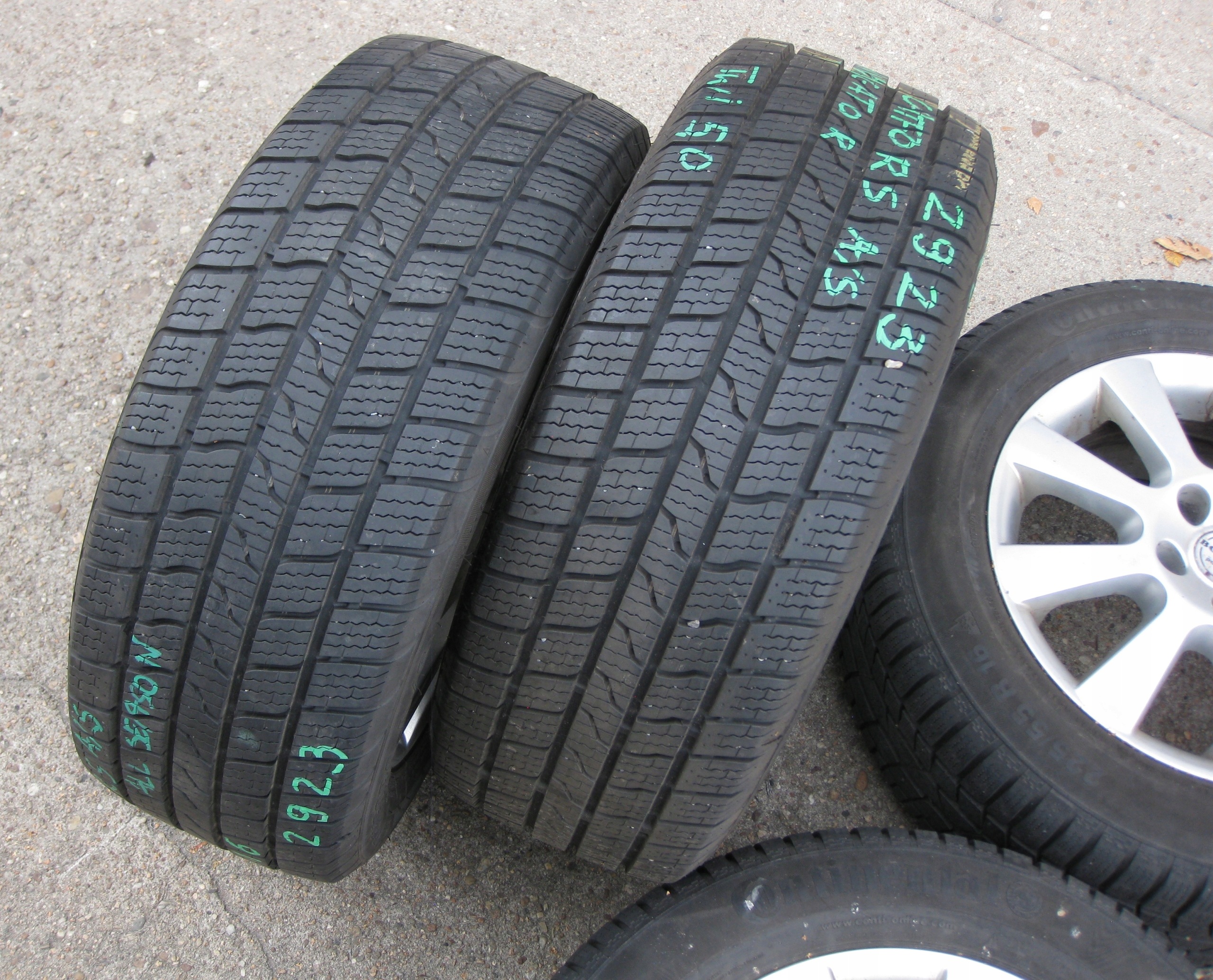 discs BORBET POINTS 16" tyres CONTINENTAL / LANVIGATOR 225/55R16 KOMPLET
