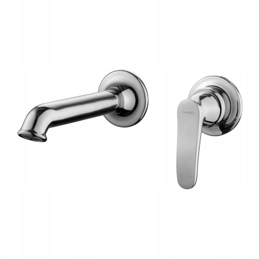 Art Deco podomietková umývadlová batéria, chrómový lesk