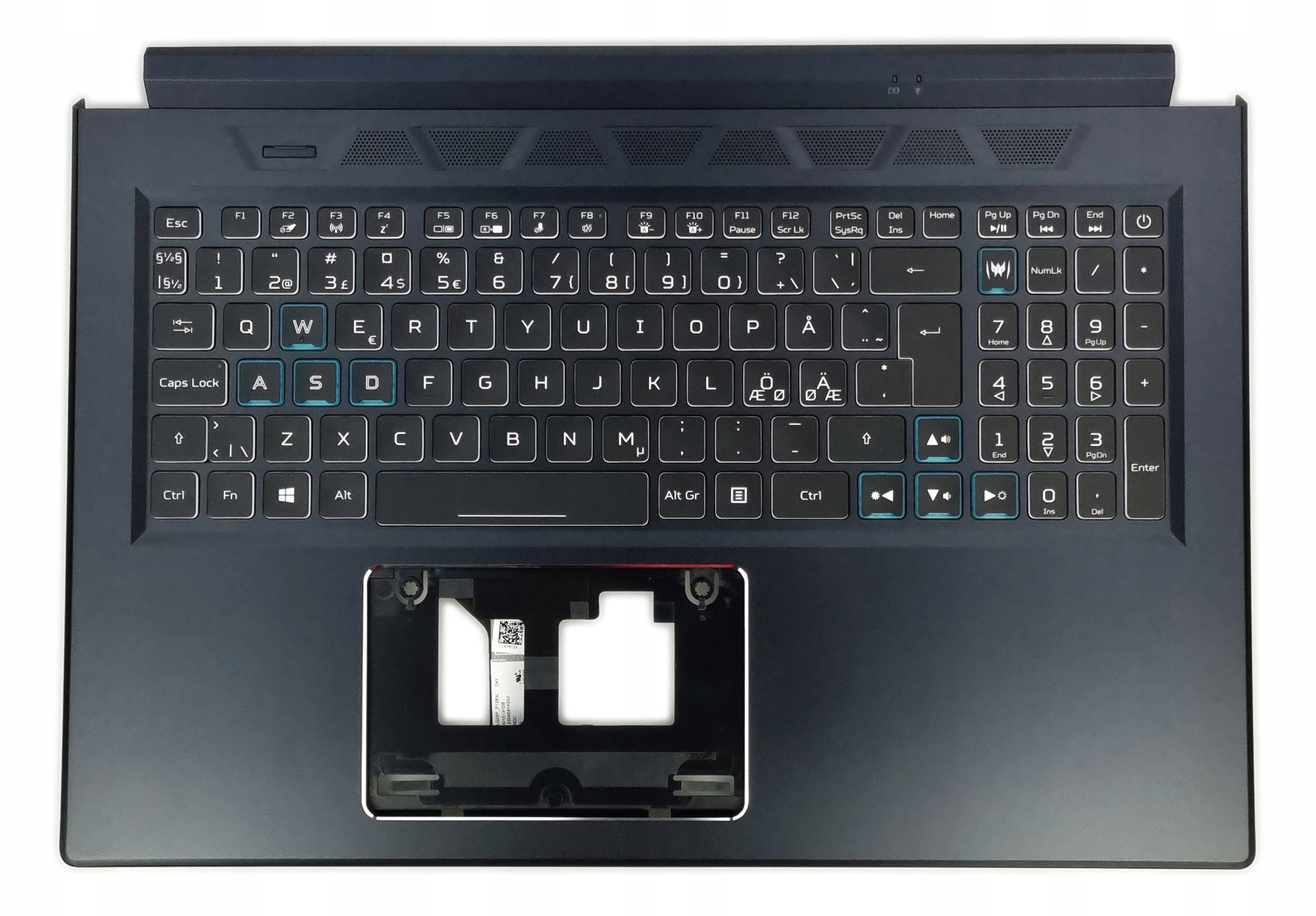Nová Krytka Klávesnice Acer Predator Helios 300 PH317-55 Nórska