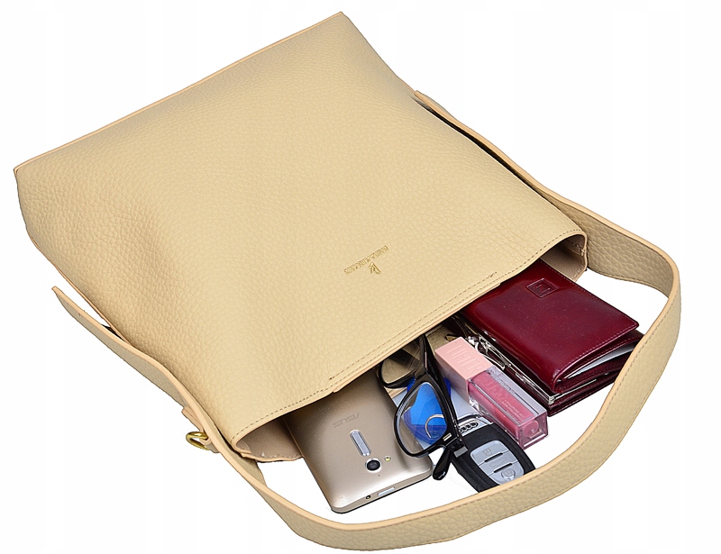 REGINA SCHRECKER IB TOREBKA damska pojemna worek 2w1PASEK Wzór dominujący inny wzór