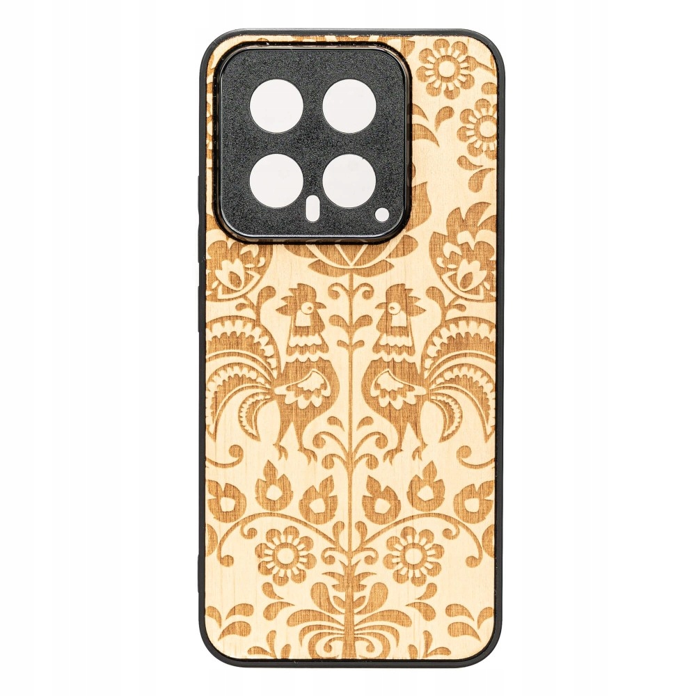 Dřevěné Pouzdro Bewood pro Xiaomi 14 Pro Polský Folk Aniegre