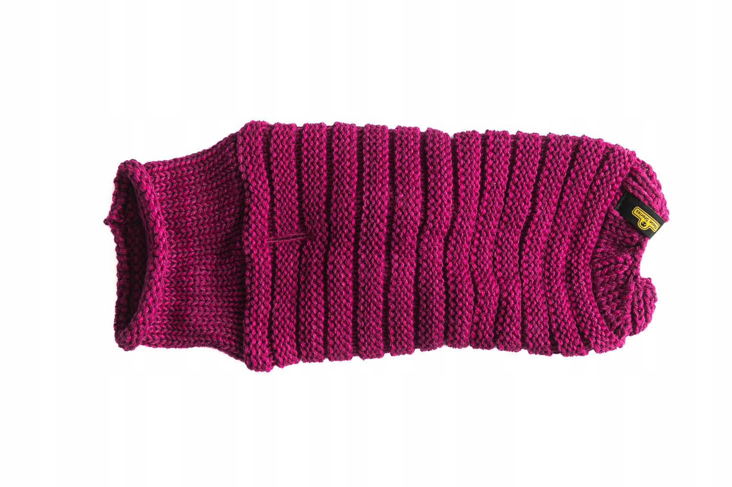 Levně Svetr pro psa XL fuchsiový melír, zateplený, měkký, příjemný na zimu