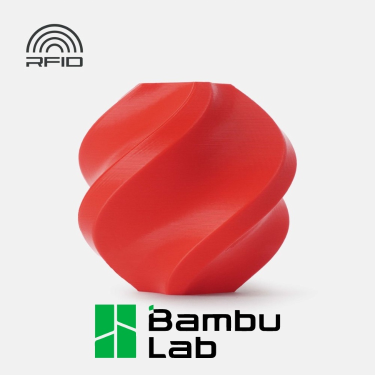 Filament Bambu Lab PLA Basic Refill 1,75mm 1kg - Red