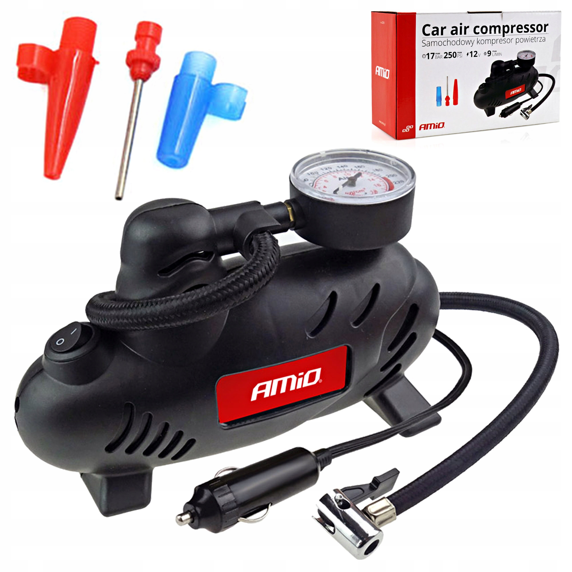 

Kompresor Sprężarka Samochodowa Pompka 12V 300PSI