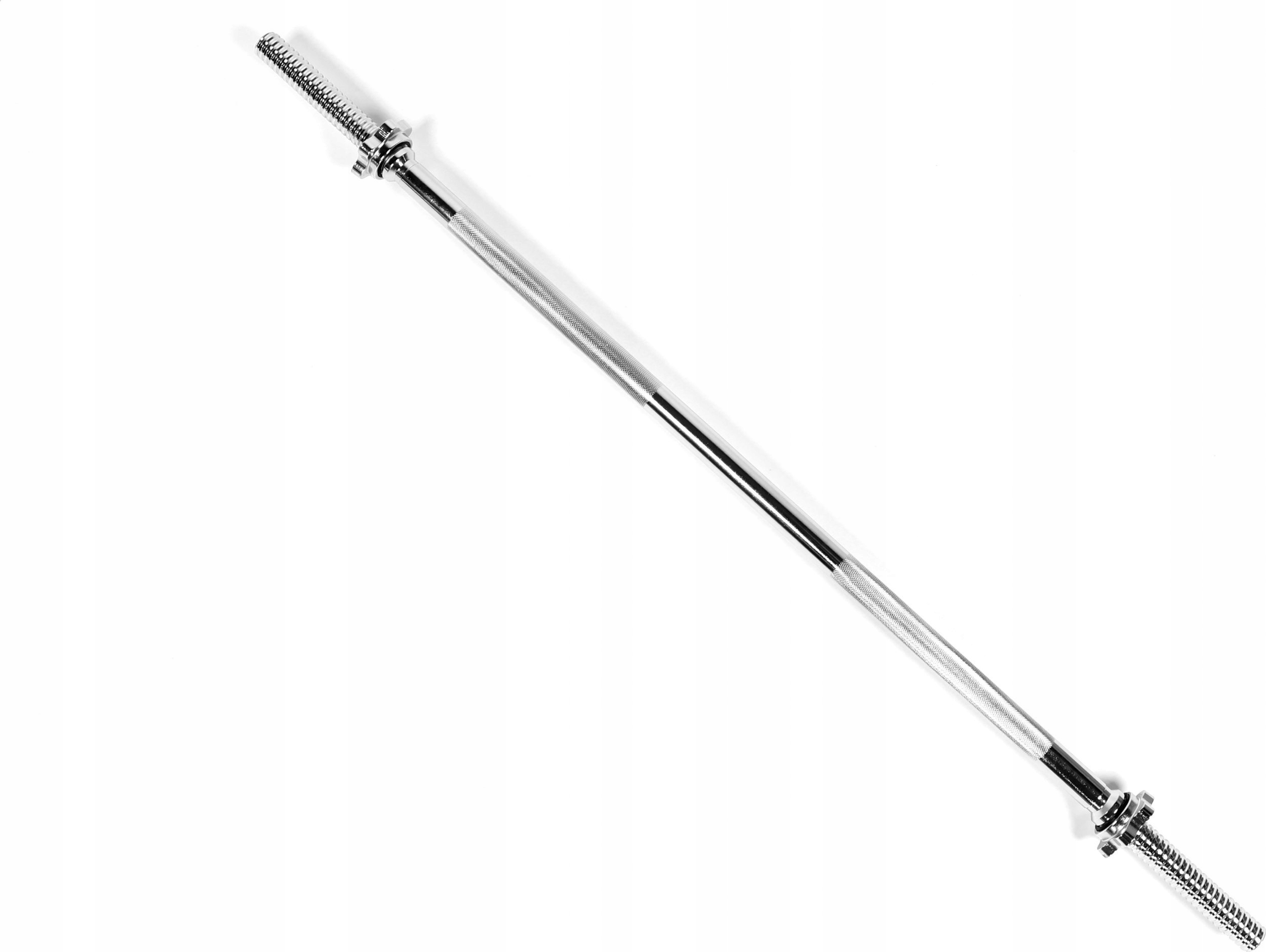 Zipro Gryf Stalowy prosty Sztanga Chromowana 120cm 28mm Zaciski