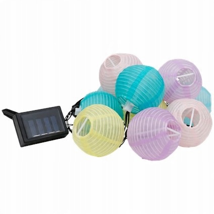 

Girlanda Łańcuch Solarny Lampki Ogrodowe 10M LED10