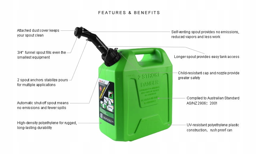 KANISTER 10L Z AUTOMATYCZNYM LEJKIEM DO ŁODZI Numer katalogowy oryginału SF2T-10-01 (OE)