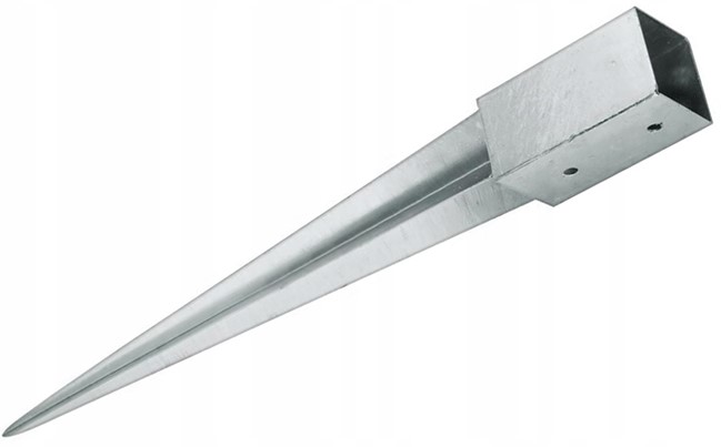 

Podstawa Słupa Kotwa Wbijana 81x81x750mm Wspornik