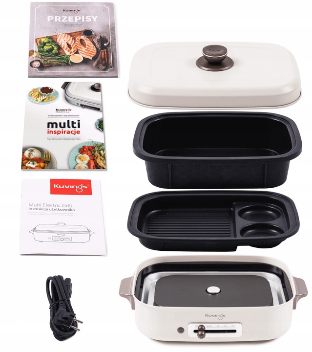 Grill Elektryczny Ceramiczny Kuvings Multigrill Grill Stołowy Kontaktowy