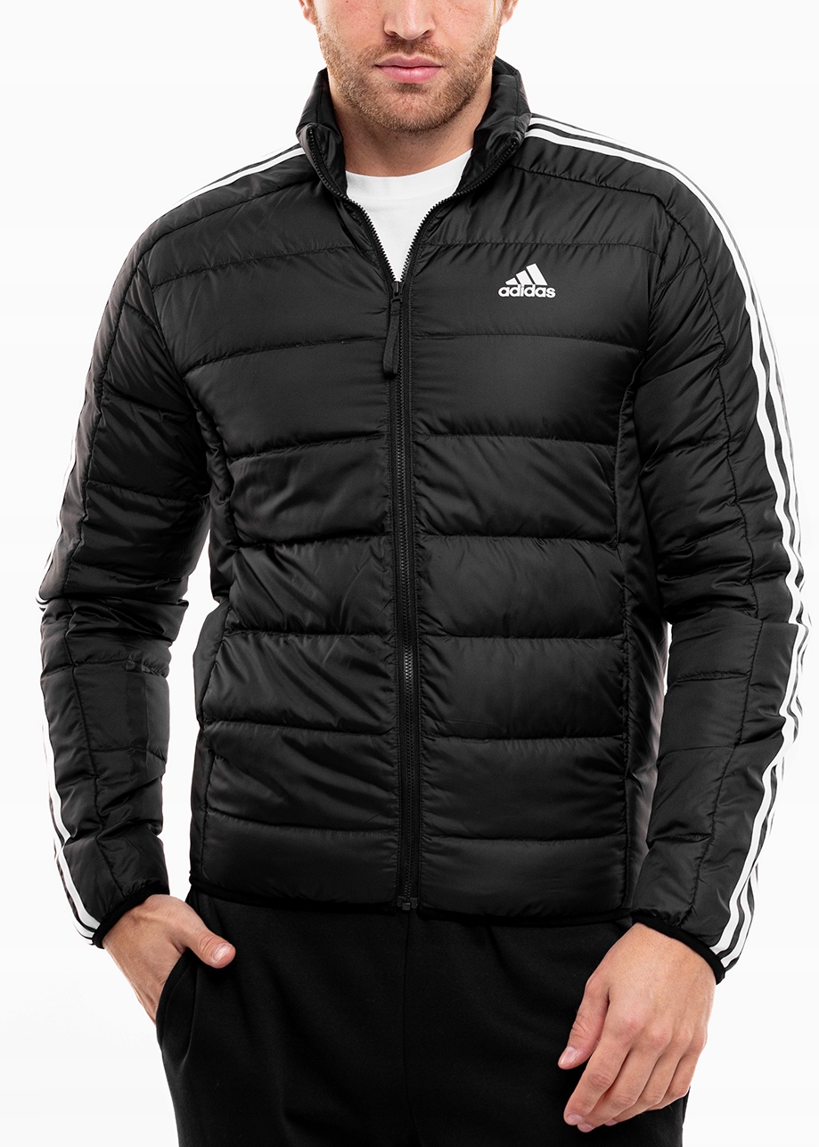 adidas Pánská zimní bunda s péřovým zapínáním, teplá, pohodlná, vel S