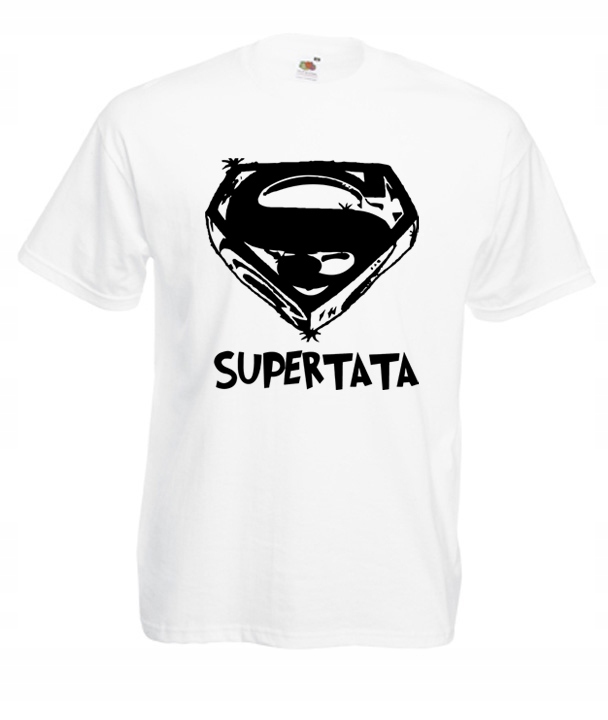 

L Koszulka Męska Dzień Ojca Super Tata Dla Taty