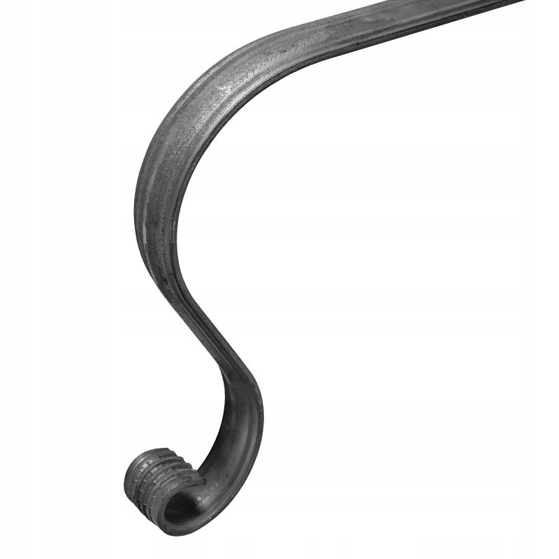 

zakończenie poręczy z płaskownika 001.43 (470 mm)