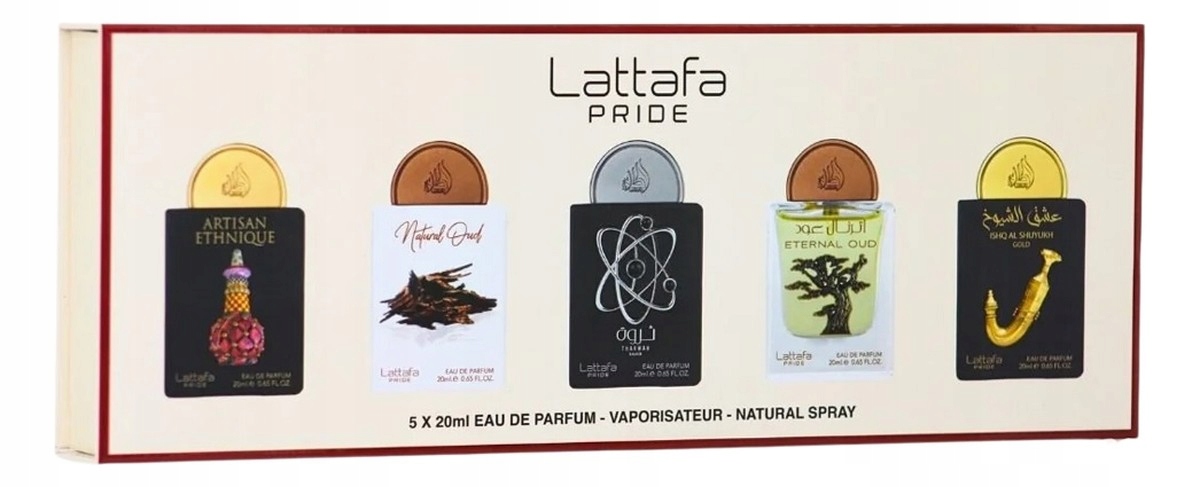 Lattafa Pride Collection No.2 Sada parfémovaných vod 5x20 ml 100 ml