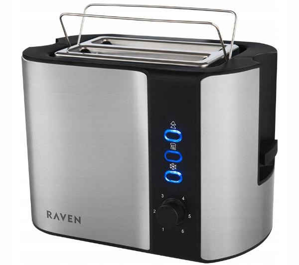 

Toster dwuszczelinowy Raven ET003N 2 Tosty 800W