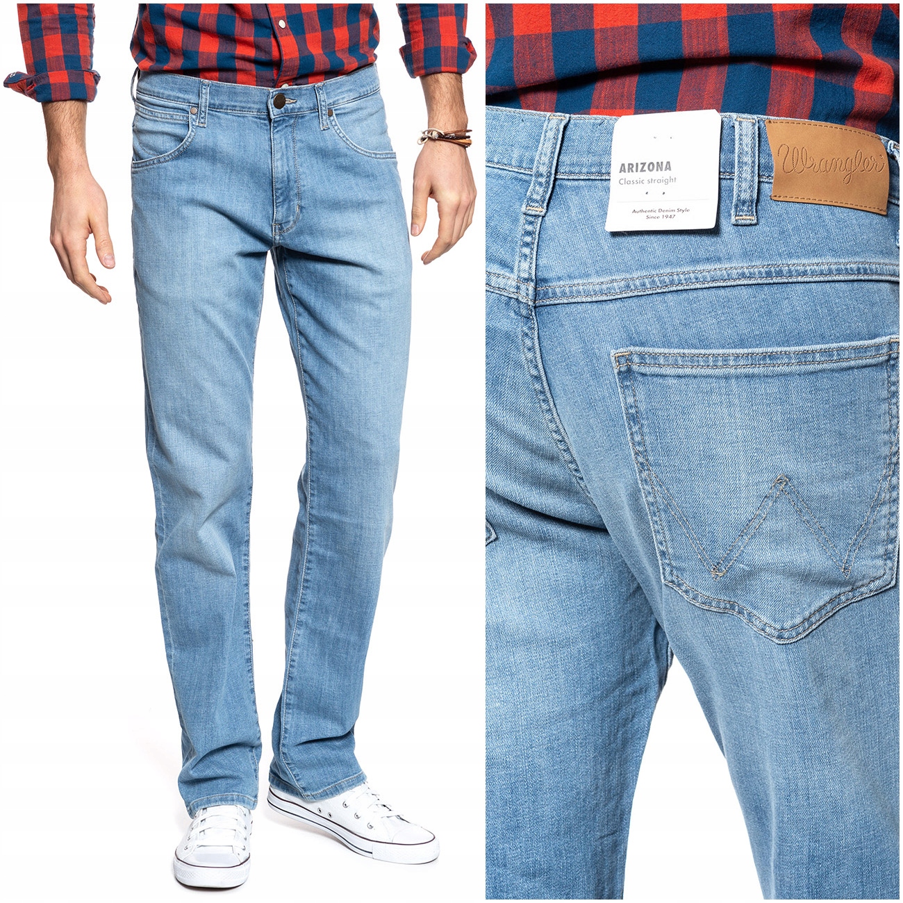 

Wrangler Arizona Męskie Spodnie Jeansowe W32 L34