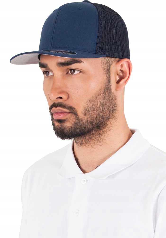 Czapka BRANDIT Flexfit Mesh Trucker Navy S/M Odcień granatowy