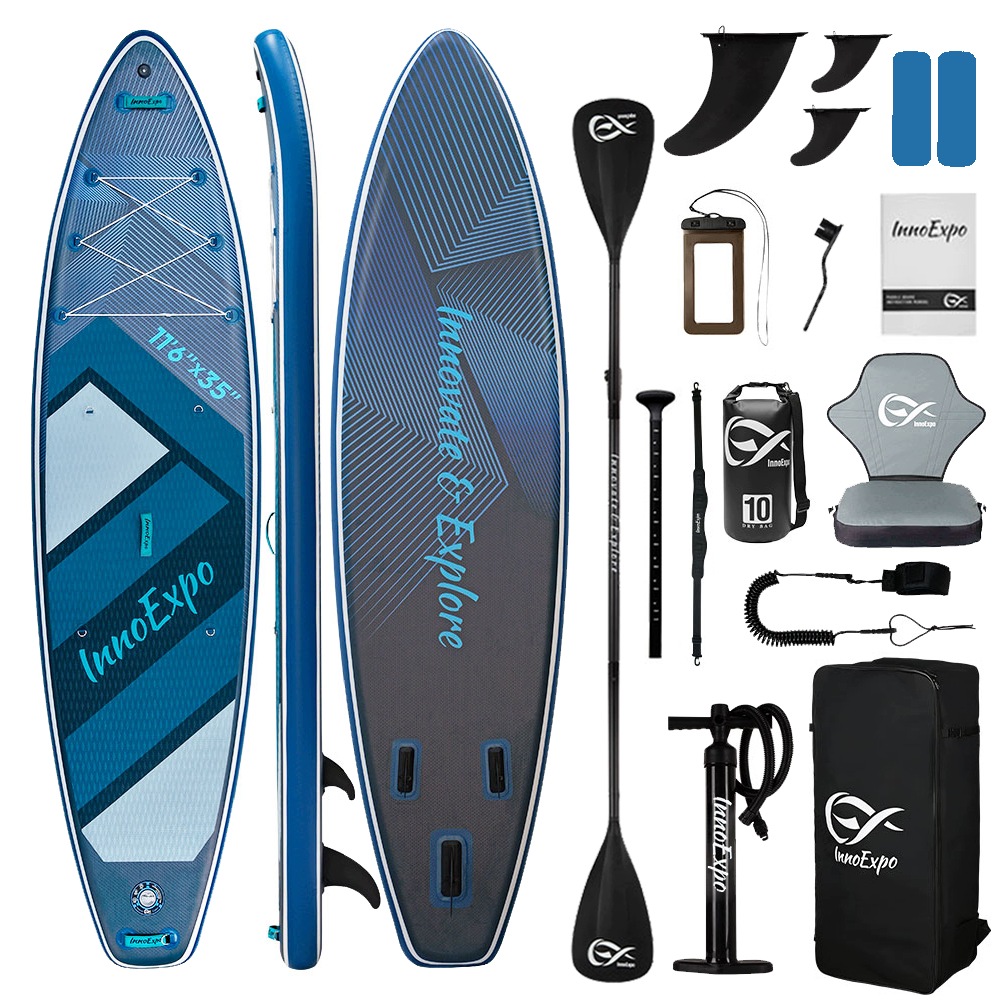 Sup Deska InnoExpo Nafukovací 350*89*15 cm Nosnost 230 kg Pvc Příslušenství