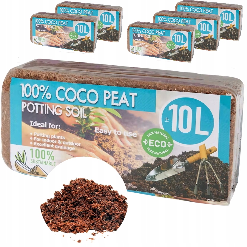 

Podłoże kokosowe ziemia do kwiatów doniczkowa x 6