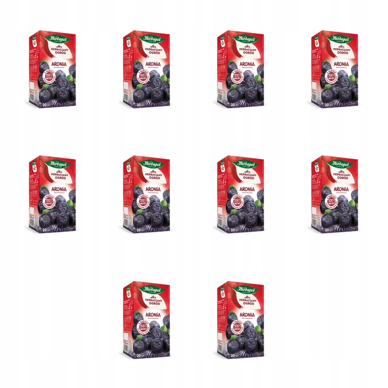Herbapol Čajová zahrada ovocný čaj aronie 20tb/70g X10