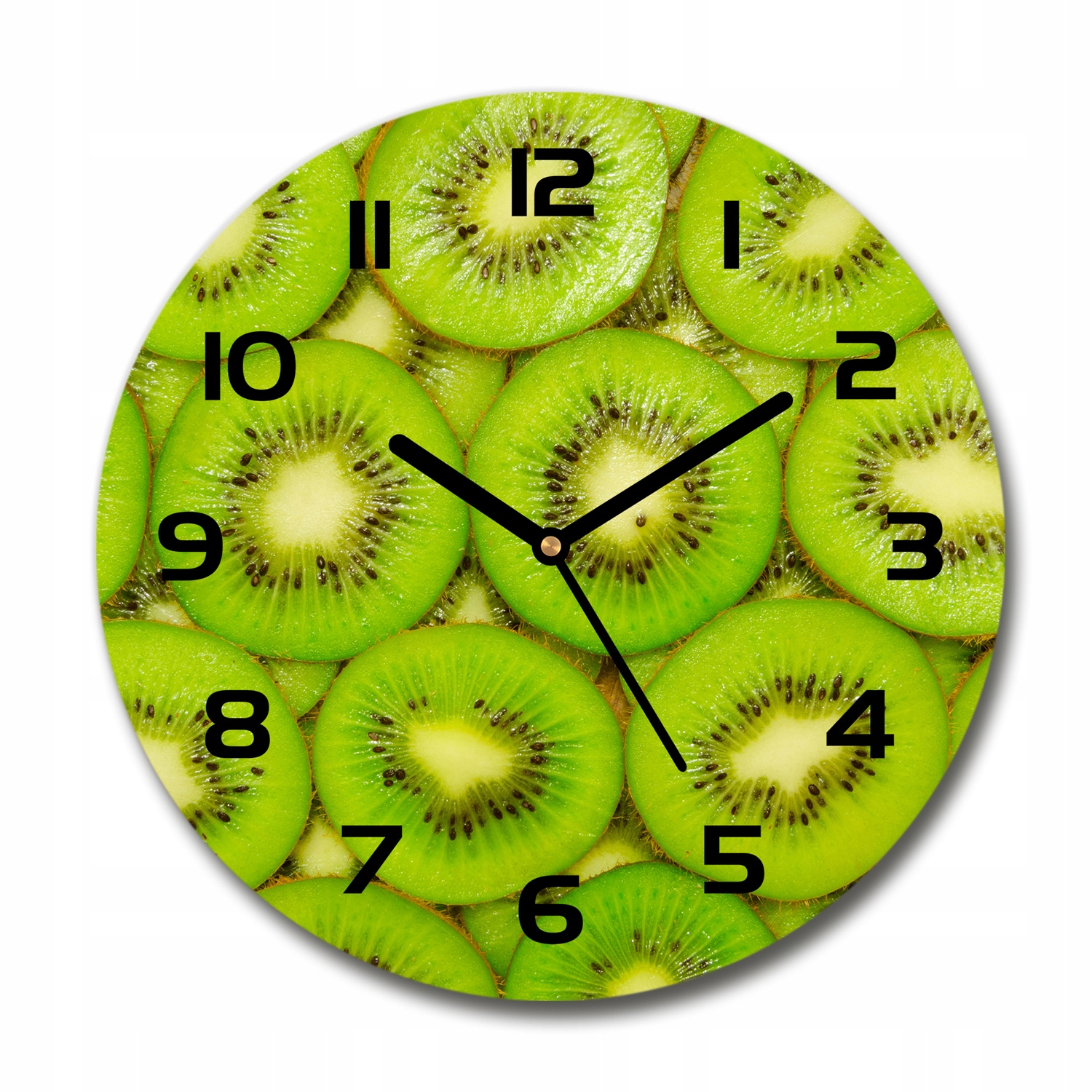 

Piękny szklany zegar idealny na prezent Kiwi fi 30