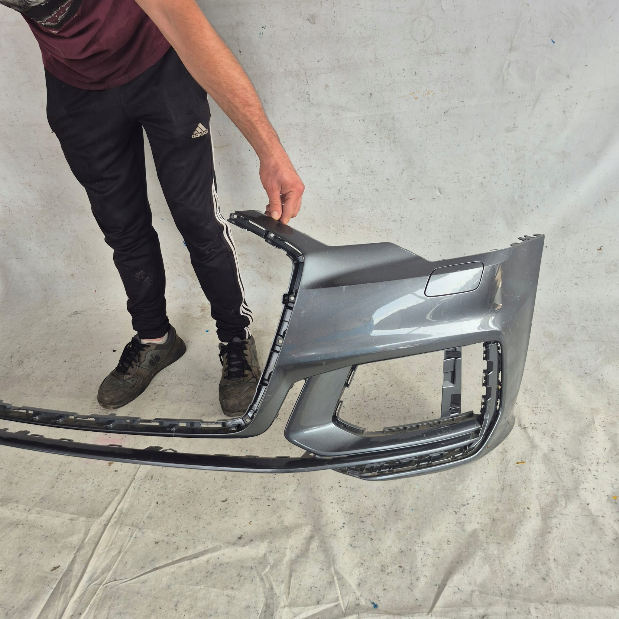 AUDI A6 C8 4K S-LINE 18-23 bumper front front washer 6XPDC