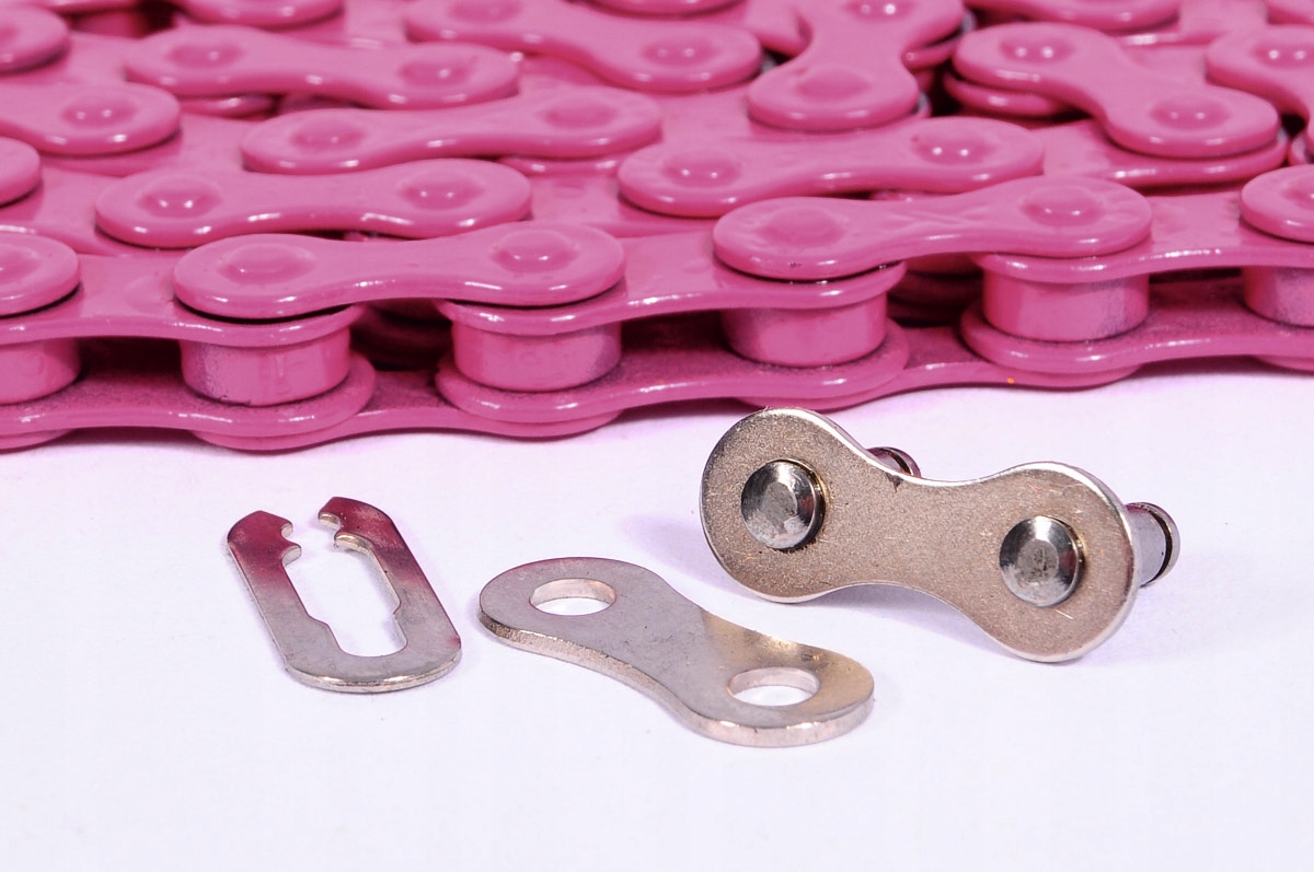 Łańcuch rowerowy XLC CC-C09 1v / Różowy Model CC-C09 1v