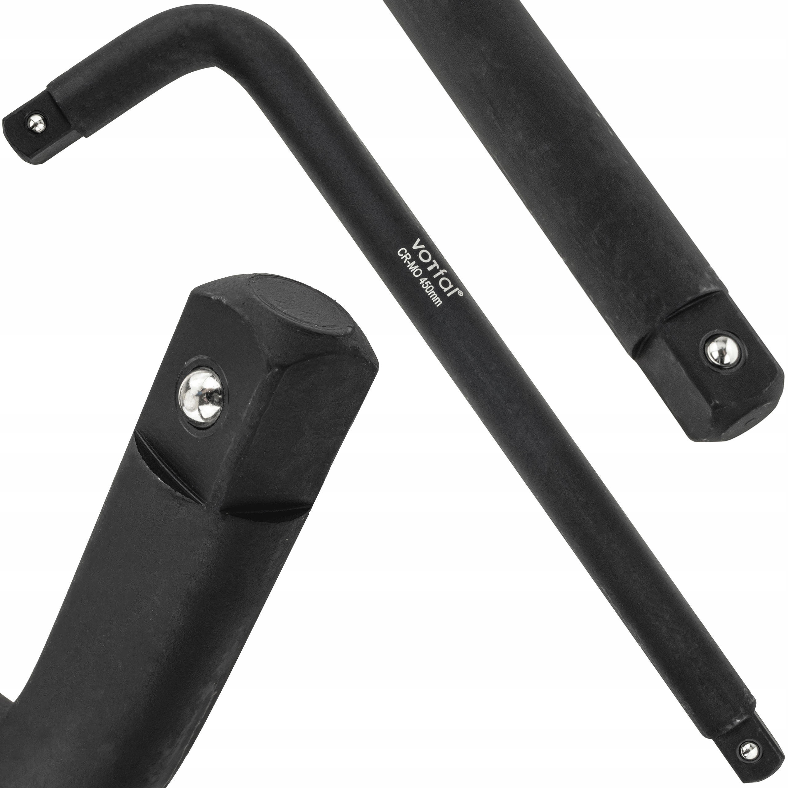 Pokrętło Fajkowe Klucz Do Kół 3/4" Cala 450 MM Typ L Kute Do Nasadek Cr-mo