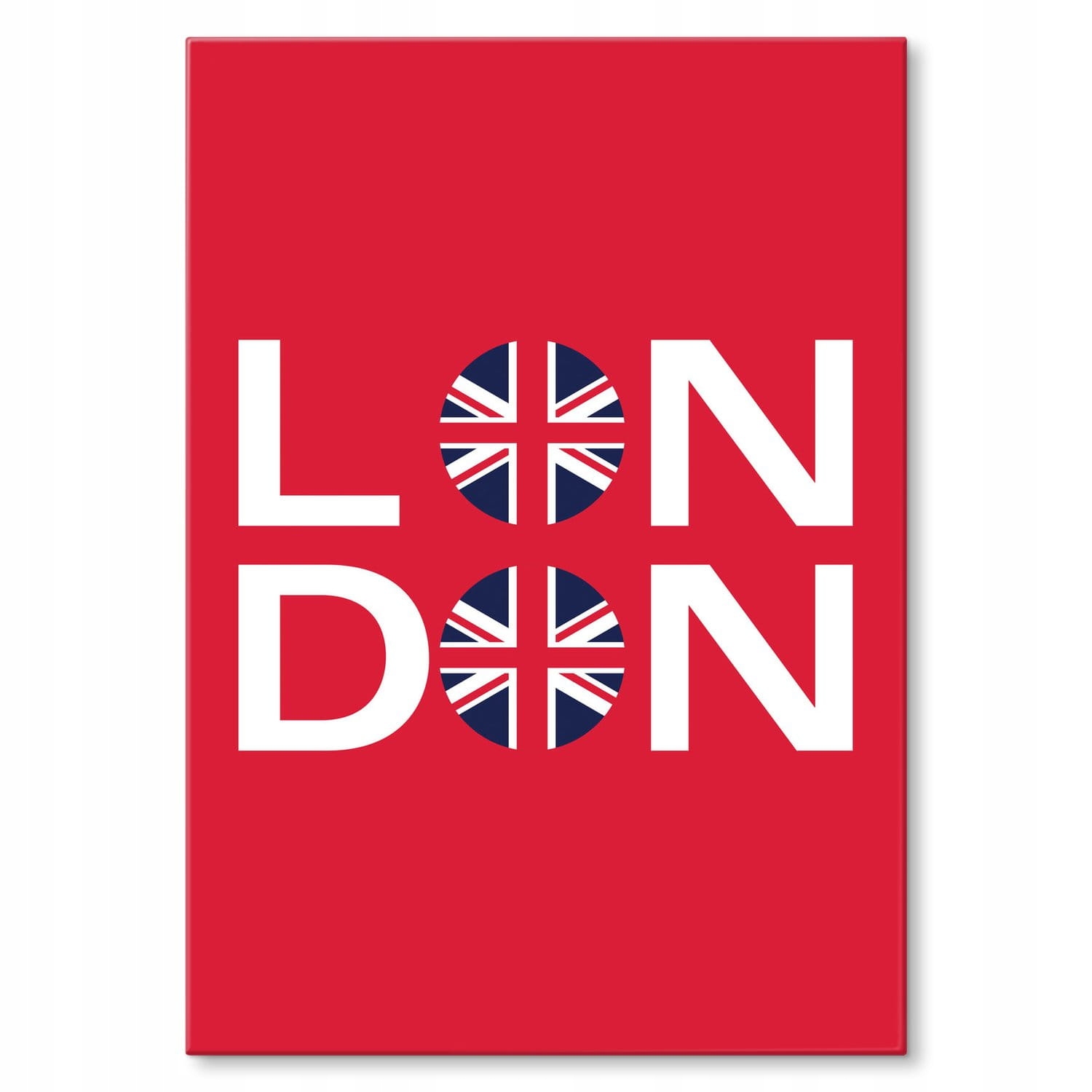 Plakát kovový plakát plech dárek jednoduchá montáž Londýn London vlajka Uk