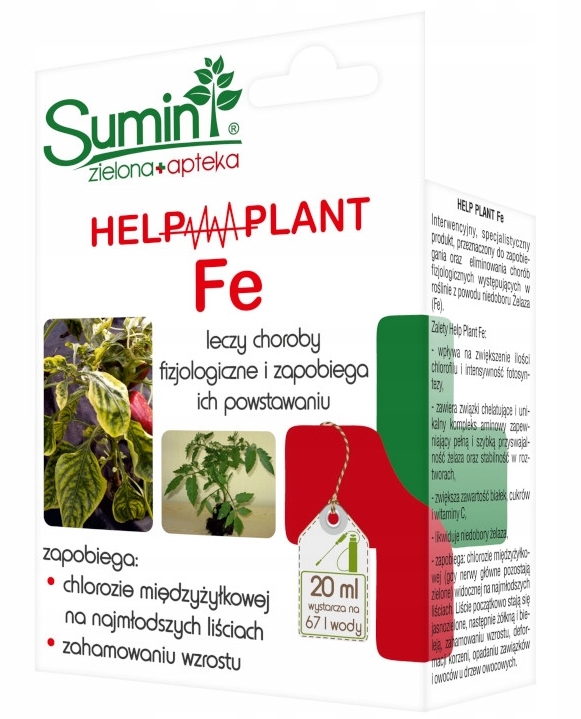 

Sumin Help Plant Fe 20ml Niedobory Żelaza