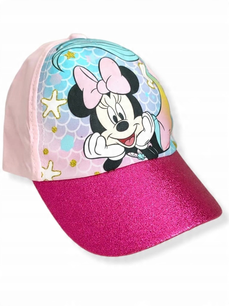 

Czapka z daszkiem Myszka Minnie Brokat 52