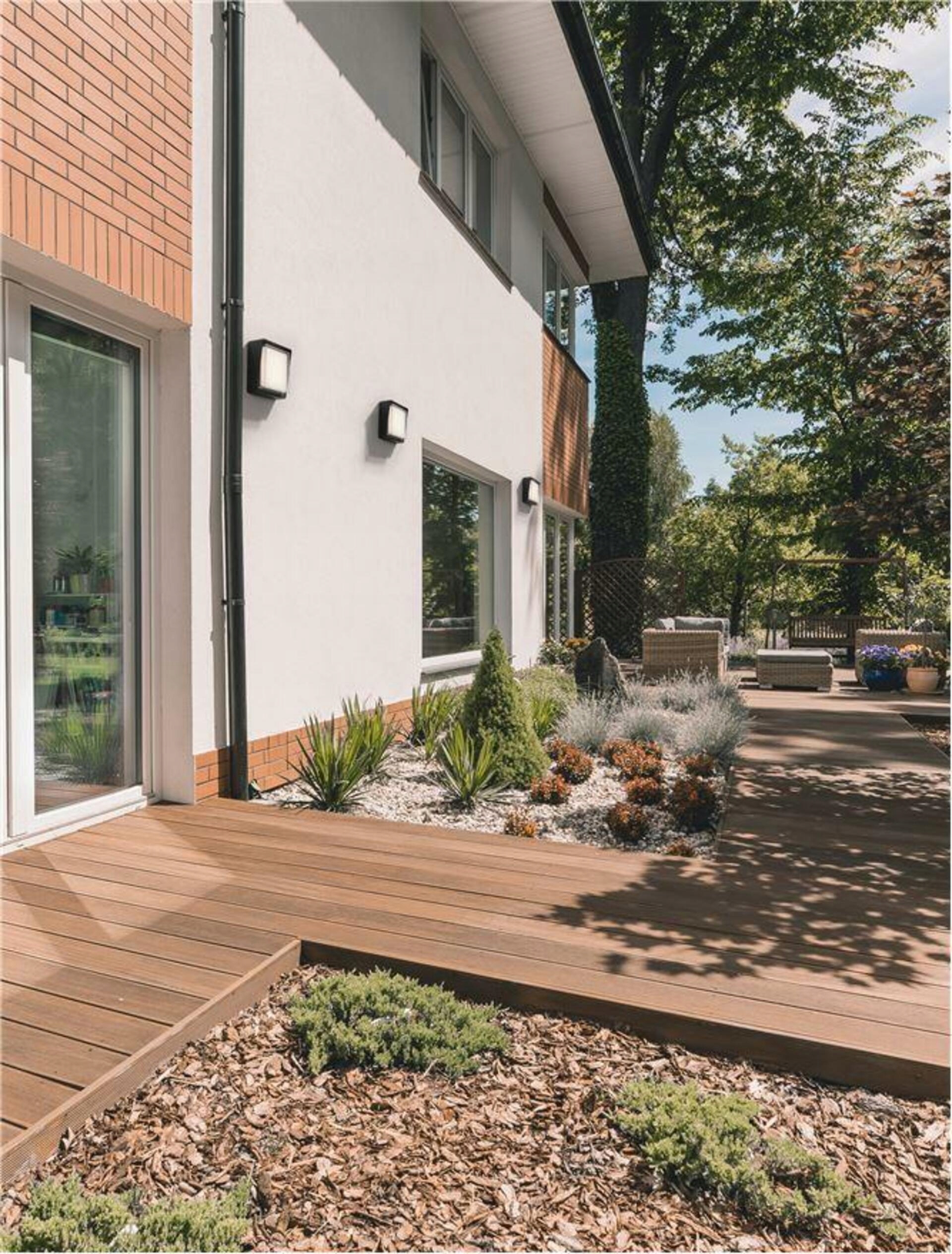 Nova Luce vonkajšie nástenné svietidlo Cape antracitový hliník matný akryl a