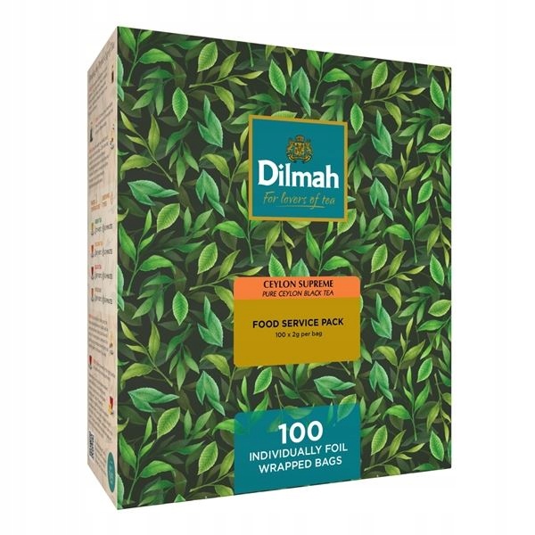 Černý čaj Dilmah Ceylon supreme, 100 x 2 g