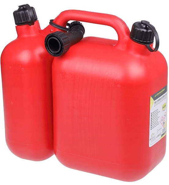 

Kanister Dwukomorowy Na Paliwo Olej 5L 2,5L