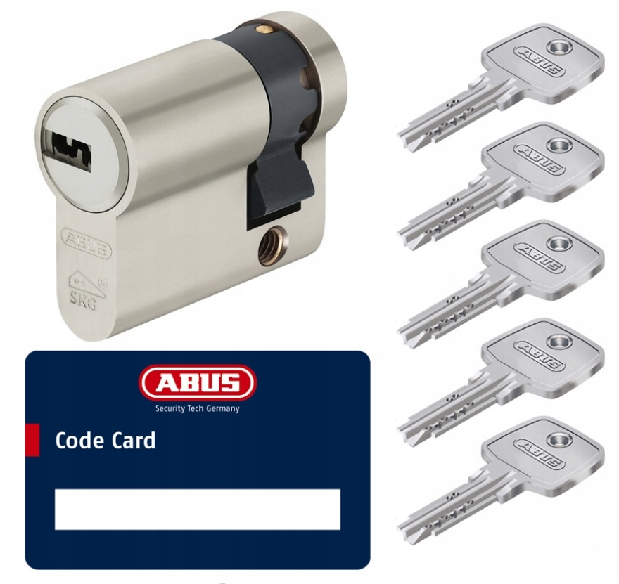 Vložka Abus D10 Jednostranná Kastel 30/10 Kl.c 5 Klíčů