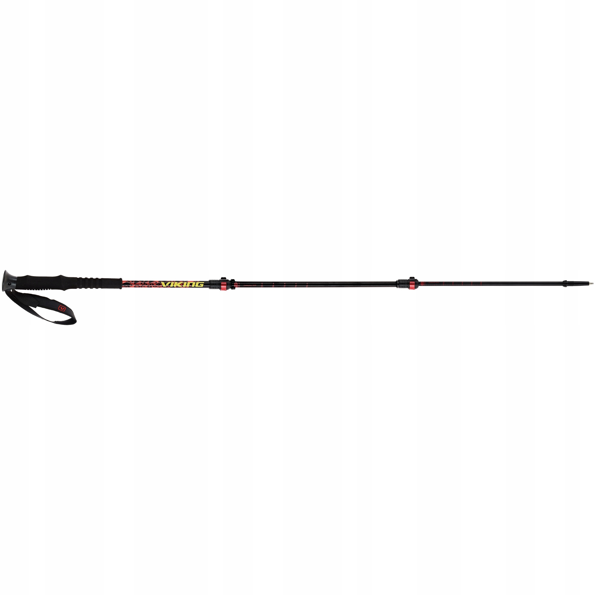 Trekingové hole Lhotse 2.0 černo červené 65-135 cm
