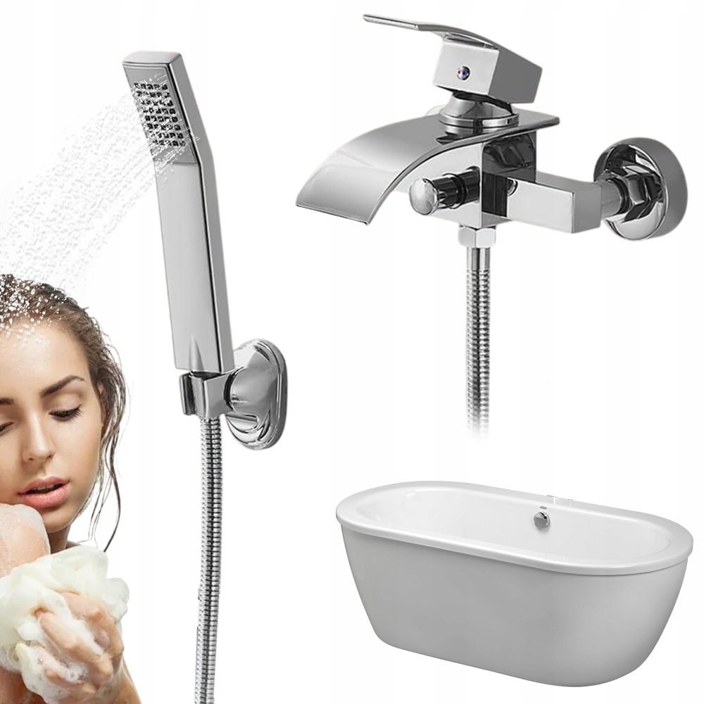 Nástěnná Sprchová Vanová Baterie Baterie S Vanovou A Sprchovou Soupravou Hadice