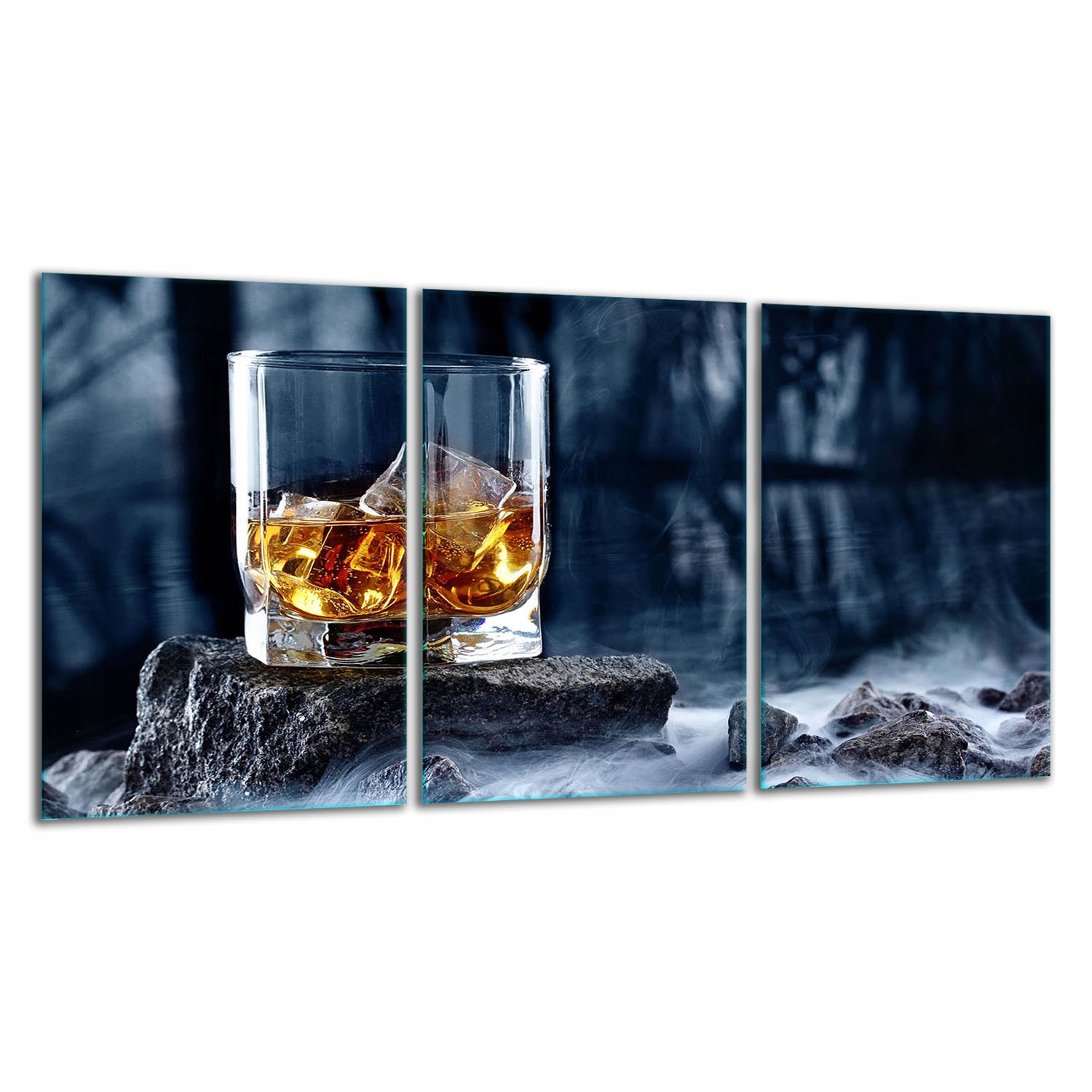 Skleněná Krájecí Deska 3x30x52 Whisky Tvrzené Sklo Kuchyně 7v1