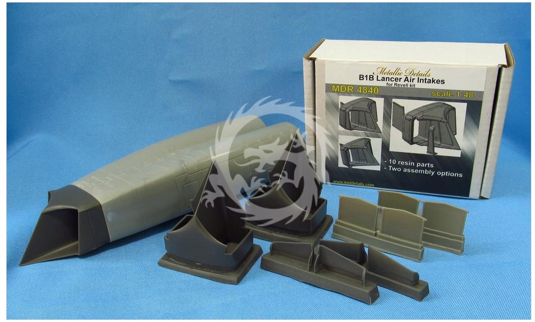 B-1B Lancer. Přívody vzduchu Revell Metallic Details MDR4840 měřítko 1/48