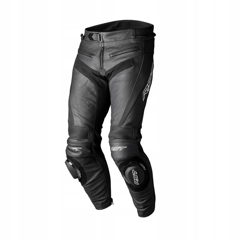 Kožené Motocyklové Nohavice Rst Tractech Evo 5 Black Black XXL (XXL)