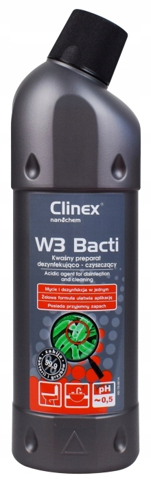 

Clinex W3Bacti 1L płyn grzybobójczy bakteriobójczy