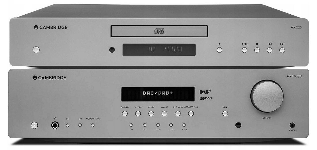 Cambridge Audio AXR100D AXC25 Stereo Segmenty Pro Přehrávače CD A Rádia